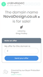 Mobile Screenshot of novadesign.co.uk